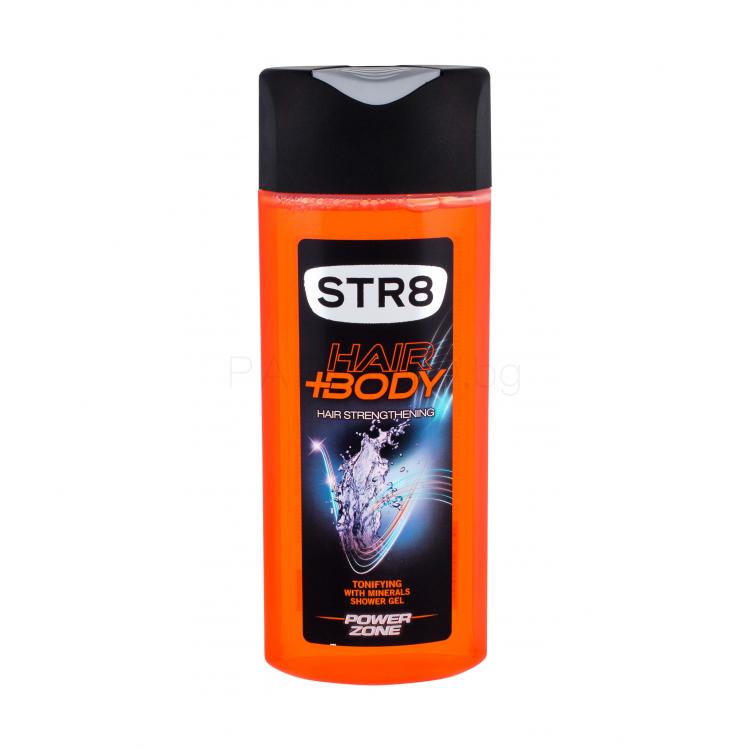 STR8 Power Zone Душ гел за мъже 400 ml