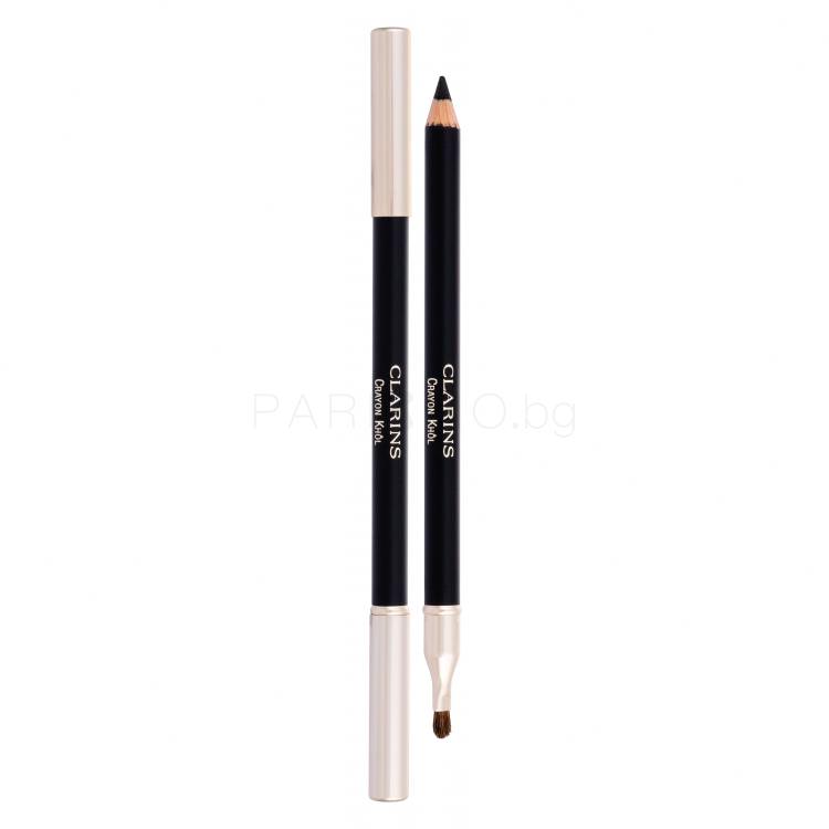 Clarins Long-Lasting Eye Pencil Молив за очи за жени 1,05 гр Нюанс 01 Carbon Black