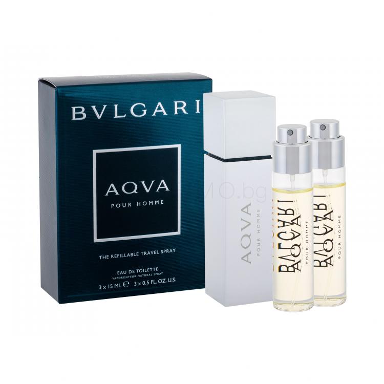 Bvlgari Aqva Pour Homme Eau de Toilette за мъже 3x15 ml