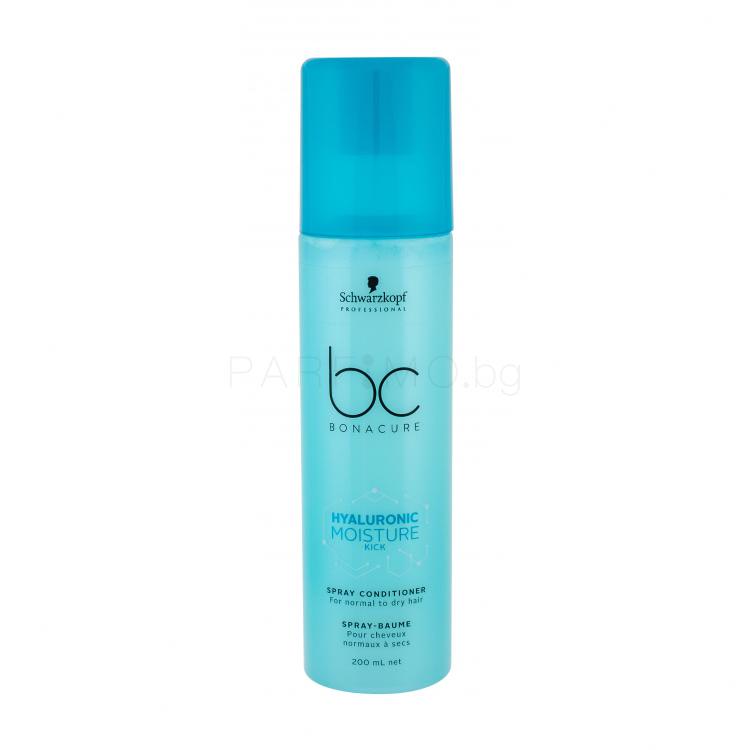 Schwarzkopf Professional BC Bonacure Hyaluronic Moisture Kick Spray Conditioner Балсам за коса за жени 200 ml