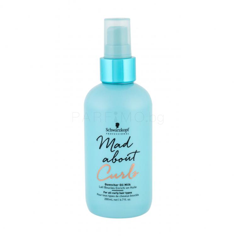 Schwarzkopf Professional Mad About Curls Quencher Oil Milk Крем за коса за жени 200 ml