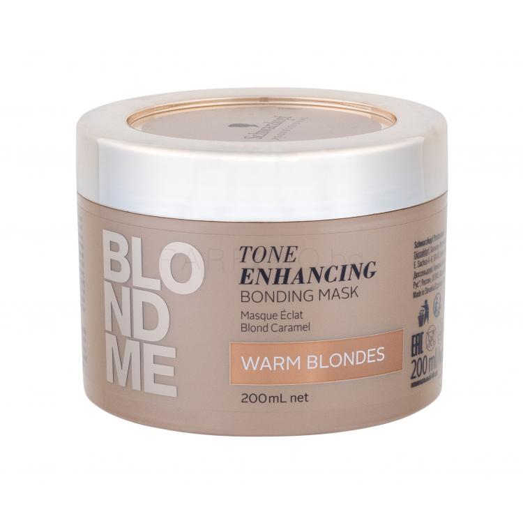 Schwarzkopf Professional Blond Me Tone Enhancing Bonding Mask Маска за коса за жени 200 ml Нюанс Warm Blondes