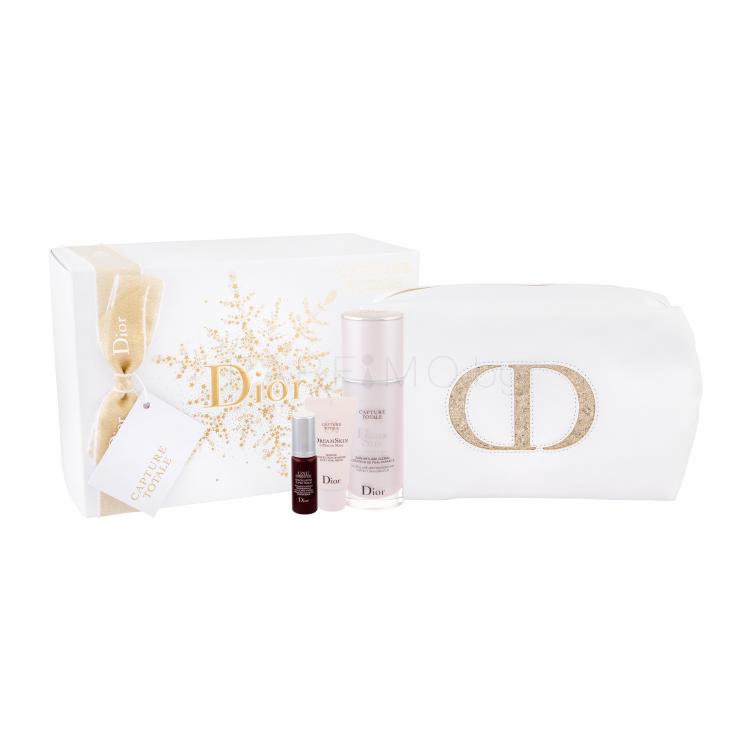 Christian Dior Capture Totale Dream Skin Подаръчен комплект серум за лице 50 ml + маска за лице 15 ml + серум за лице One Essential Skin Boosting 7 ml + козметична чантичка
