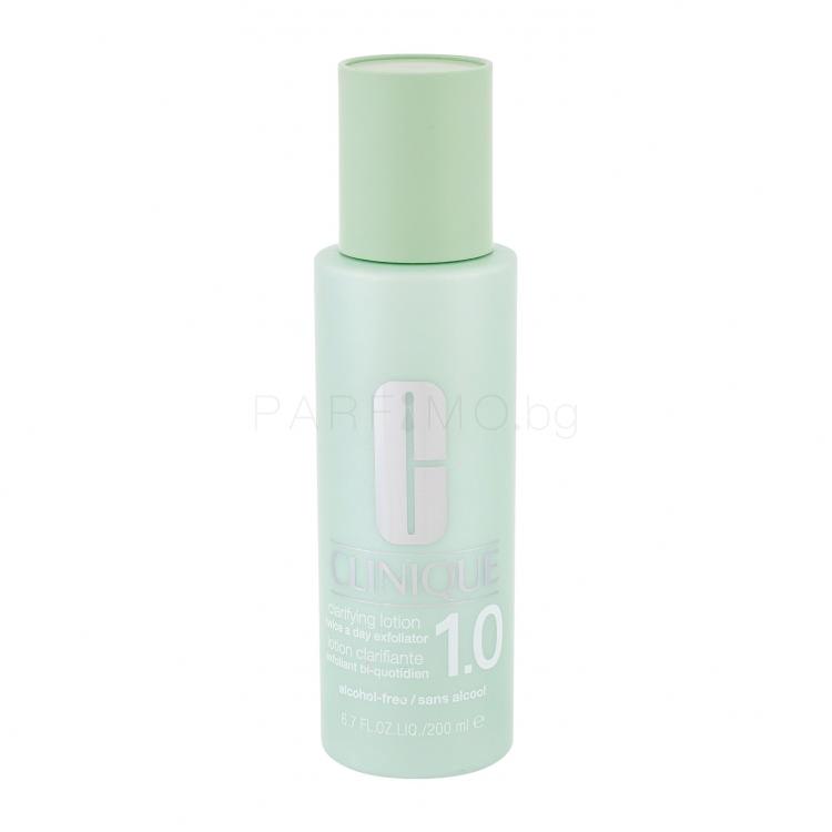 Clinique 3-Step Skin Care Clarifying Lotion 1.0 Alcohol-Free Почистваща вода за жени 200 ml