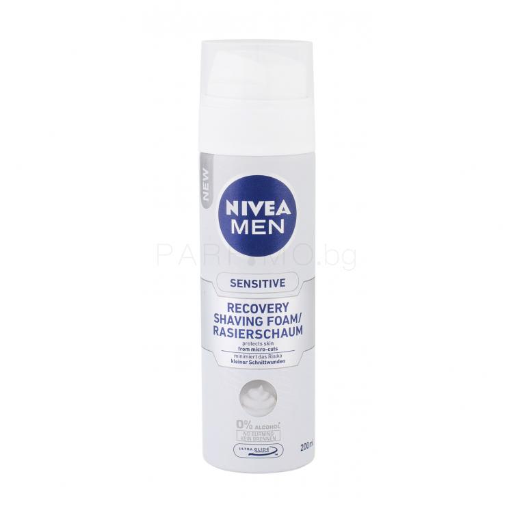 Nivea Men Sensitive Recovery Пяна за бръснене за мъже 200 ml