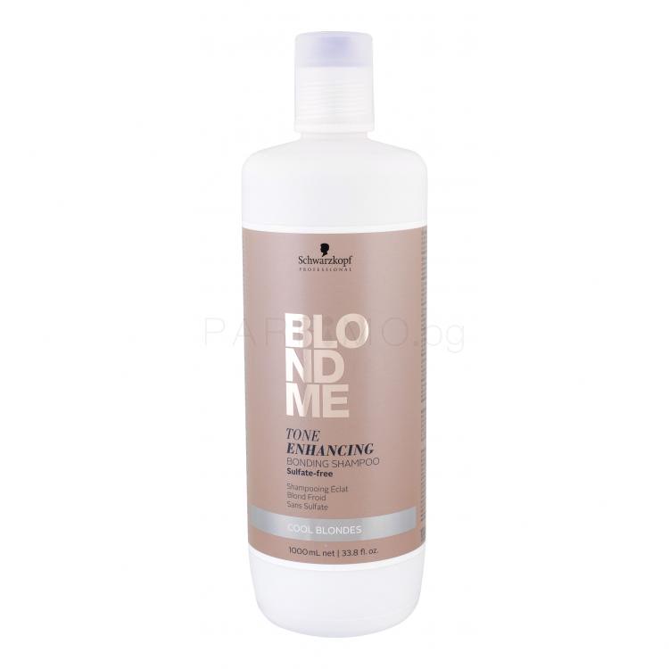 Schwarzkopf Professional Blond Me Tone Enhancing Bonding Shampoo Шампоан за жени 1000 ml Нюанс Cool Blondes