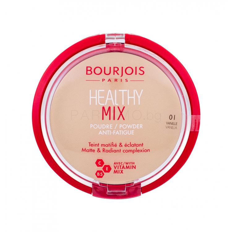 BOURJOIS Paris Healthy Mix Anti-Fatigue Пудра за жени 11 g Нюанс 01 Vanilla