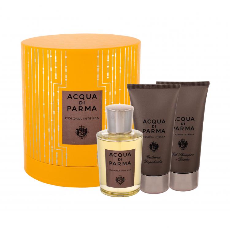 Acqua di Parma Colonia Intensa Подаръчен комплект EDC100ml + 75ml душ гел + 75ml балсам за след бръснене