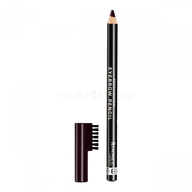 Rimmel London Professional Eyebrow Pencil Молив за вежди за жени 1,4 гр Нюанс 004 Black Brown