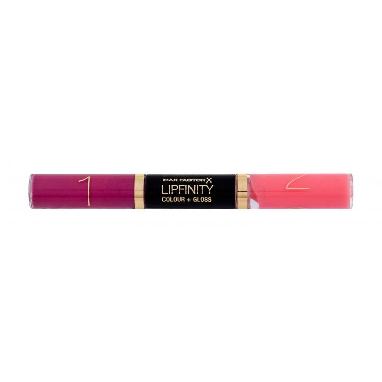 Max Factor Lipfinity Colour + Gloss Червило за жени 2x3 ml Нюанс 650 Lingering Pink