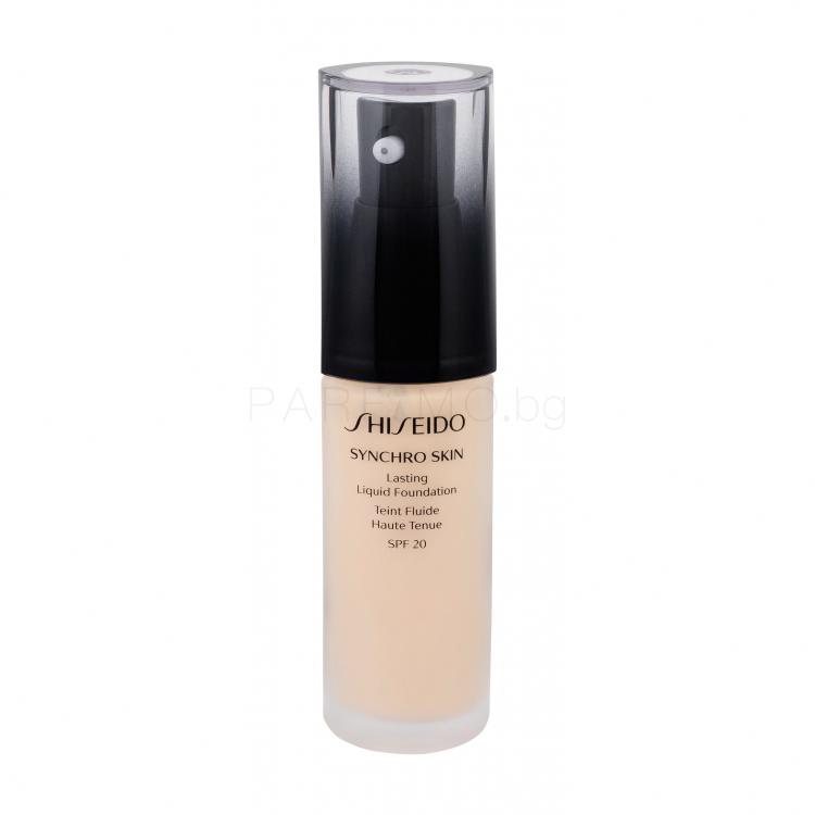 Shiseido Synchro Skin Lasting Liquid Foundation SPF20 Фон дьо тен за жени 30 ml Нюанс Neutral 1