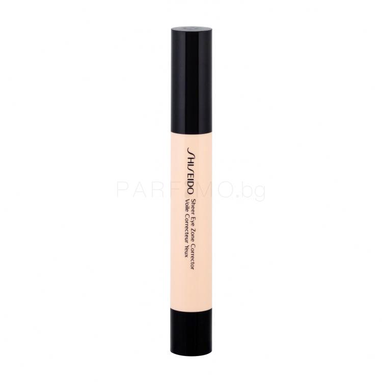 Shiseido Sheer Eye Zone Corrector Коректор за жени 3,8 ml Нюанс 104 Natural Ochre