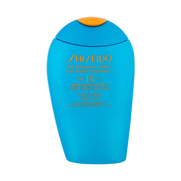 Shiseido 15 Sun Protection Lotion SPF15 Слънцезащитна козметика за тяло за жени 150 ml ТЕСТЕР