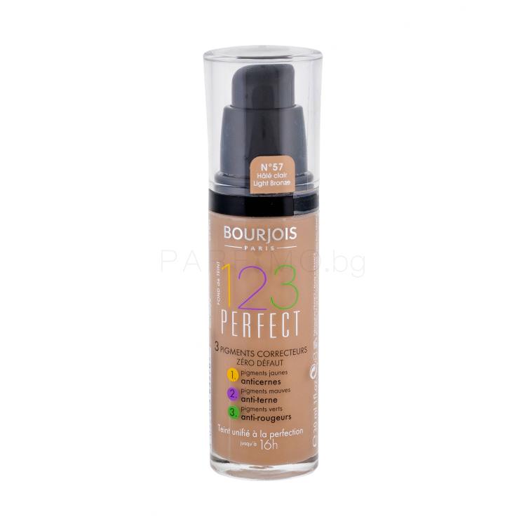 BOURJOIS Paris 123 Perfect Фон дьо тен за жени 30 ml Нюанс 57 Light Bronze