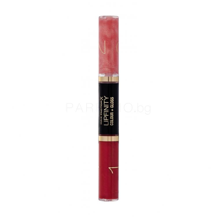 Max Factor Lipfinity Colour + Gloss Червило за жени Нюанс 560 Radiance Red Комплект