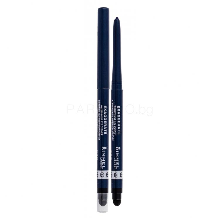 Rimmel London Exaggerate Молив за очи за жени 0,28 g Нюанс 230 Deep Ocean