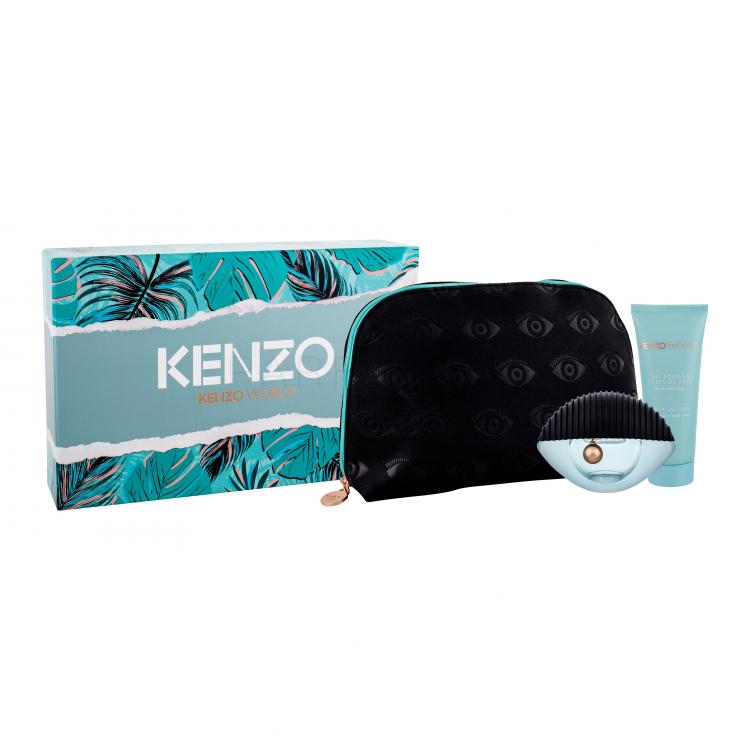 KENZO Kenzo World Подаръчен комплект EDP 75 ml + лосион за тяло 75 ml + козметична чантичка