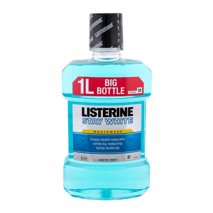Listerine Stay White Mouthwash Вода за уста 1000 ml