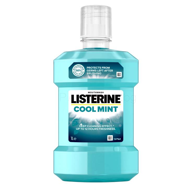 Listerine Cool Mint Mouthwash Вода за уста 1000 ml