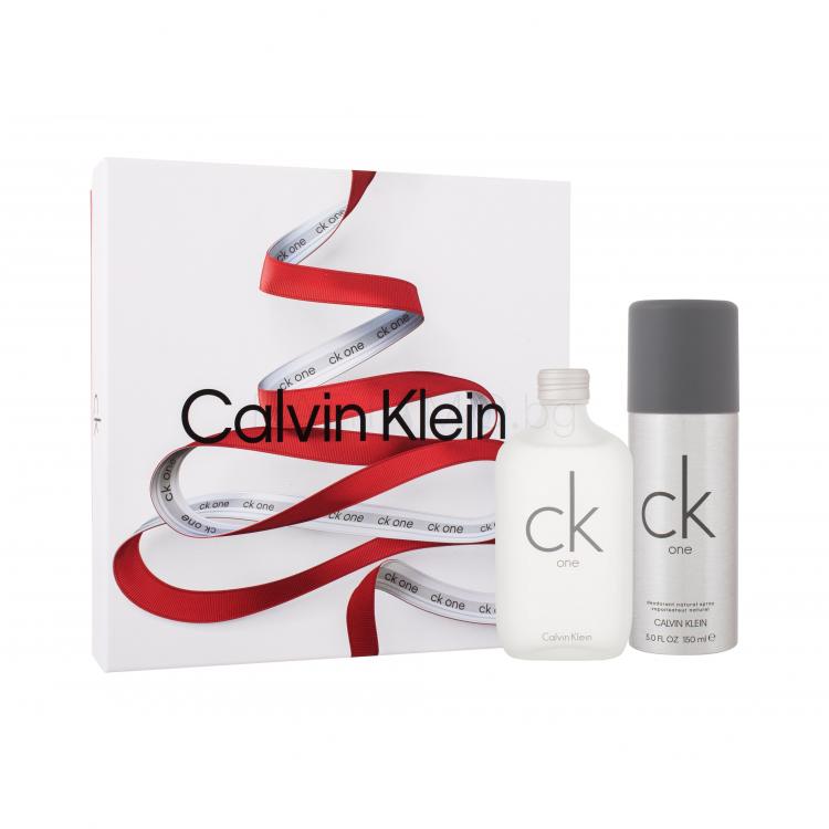 Calvin Klein CK One Подаръчен комплект EDT 100 ml + Дезодоранти 150 ml