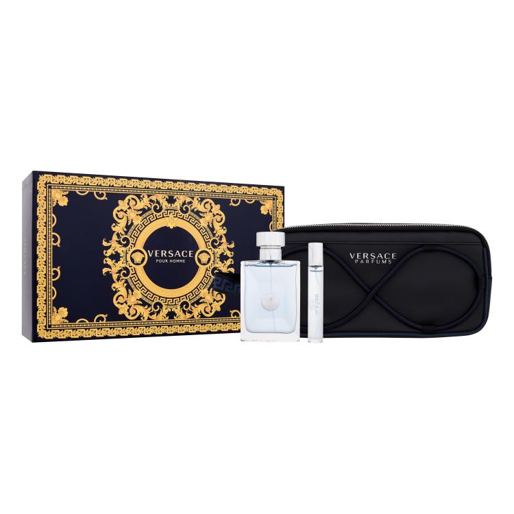 Versace Pour Homme Подаръчен комплект EDT 100 ml + EDT 10 ml + козметична чантичка