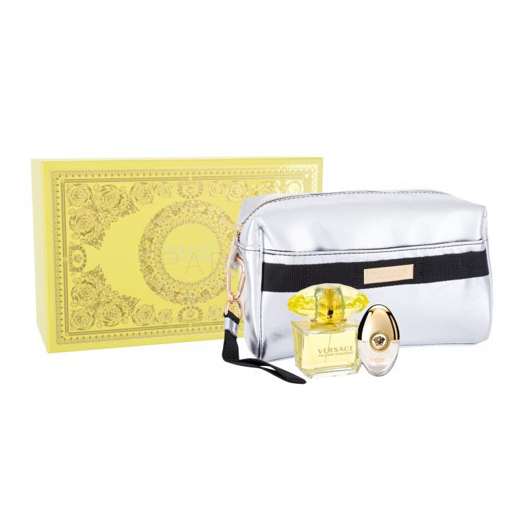 Versace Yellow Diamond Подаръчен комплект EDT 90 ml + EDT 10 ml + козметична чантичка