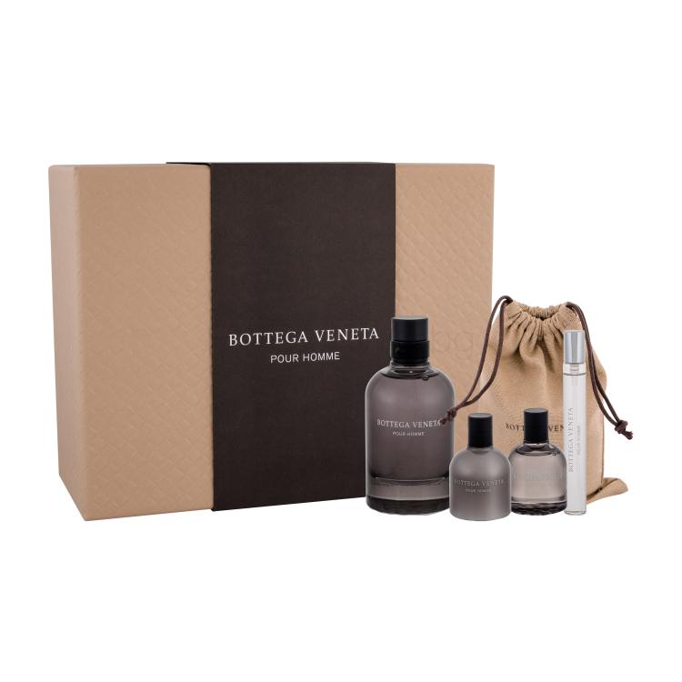 Bottega Veneta Bottega Veneta Pour Homme Подаръчен комплект EDT 90 ml + балсам след бръснене 30 ml + EDT 10 ml + душ гел 30 ml
