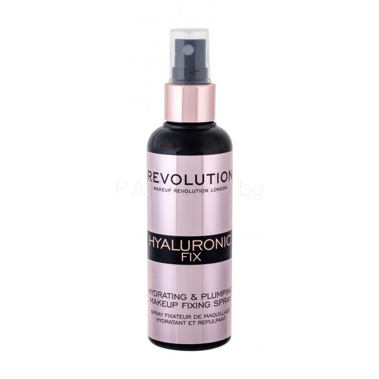 Makeup Revolution London Hyaluronic Fix Фиксатор за грим за жени 100 ml