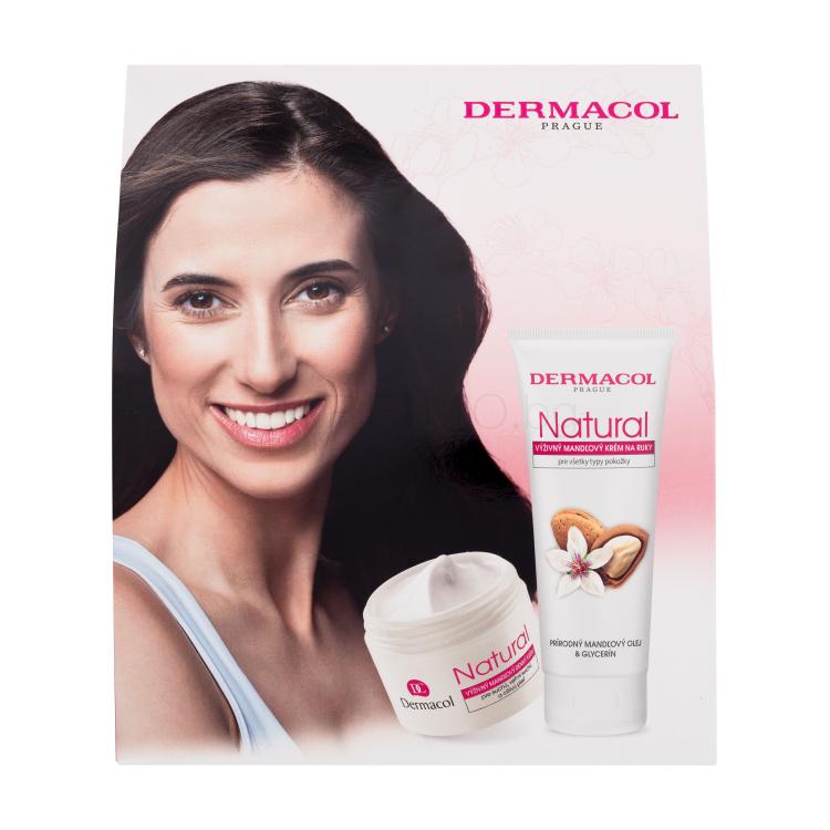 Dermacol Natural Almond Подаръчен комплект дневна грижа за лице 50 ml + крем за ръце 100 ml