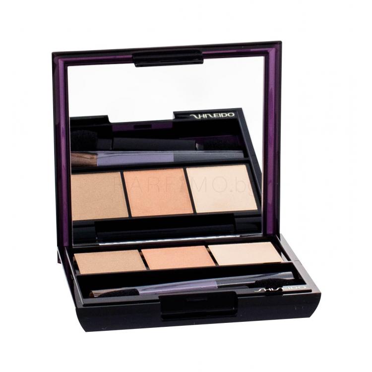 Shiseido Luminizing Satin Eye Color Trio Сенки за очи за жени 3 гр Нюанс BE213 Nude