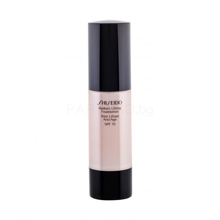 Shiseido Radiant Lifting Foundation SPF15 Фон дьо тен за жени 30 ml Нюанс B40 Natural Fair Beige