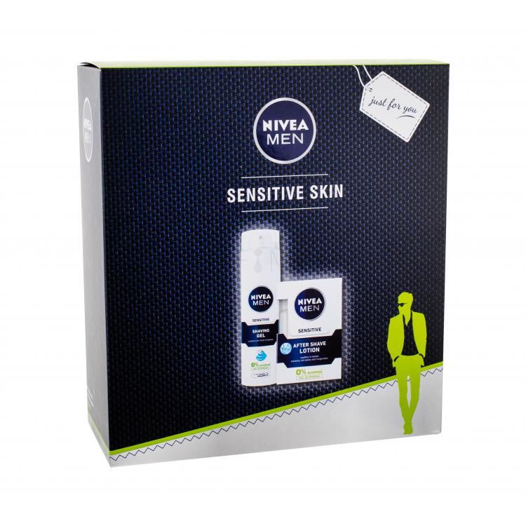 Nivea Men Sensitive Подаръчен комплект одеколон 100 ml + гел за бръснене 200 ml