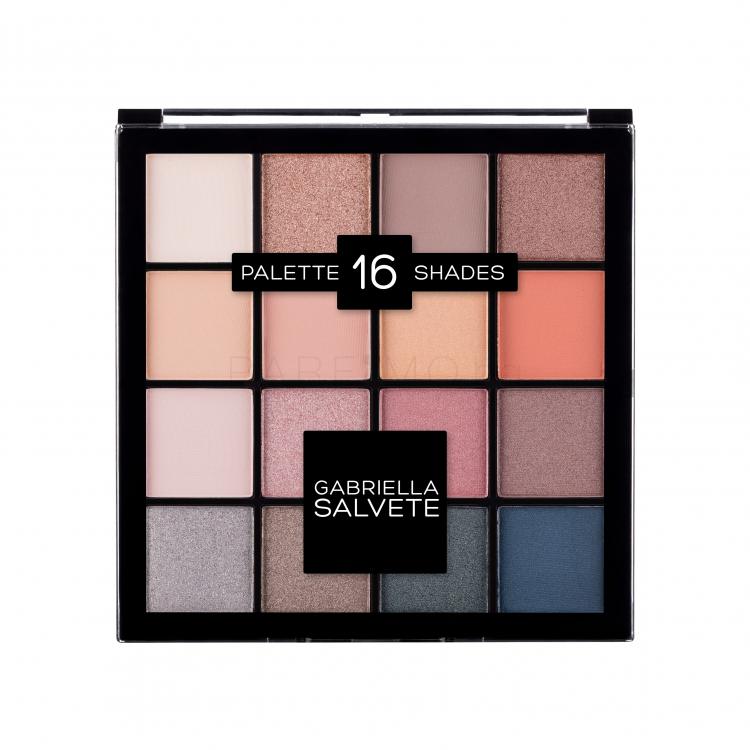 Gabriella Salvete Palette 16 Shades Сенки за очи за жени 20,8 g Нюанс 01 Gold