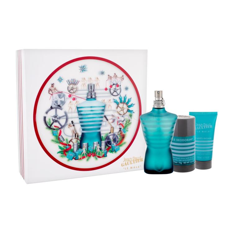 Jean Paul Gaultier Le Male Подаръчен комплект EDT 125 ml + балсам след бръснене 50 ml + деостик 75 ml увредена кутия