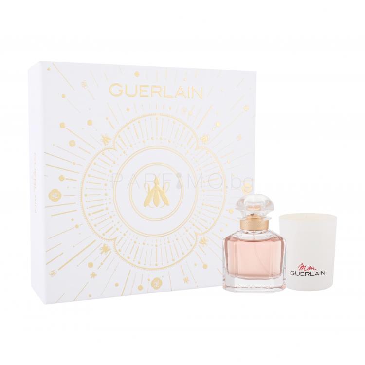 Guerlain Mon Guerlain Подаръчен комплект EDP 50 ml + ароматна свещ 75 g