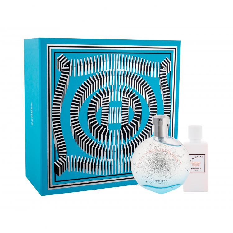 Hermes Eau Des Merveilles Bleue Подаръчен комплект EDT 50 ml + лосион за тяло 40 ml