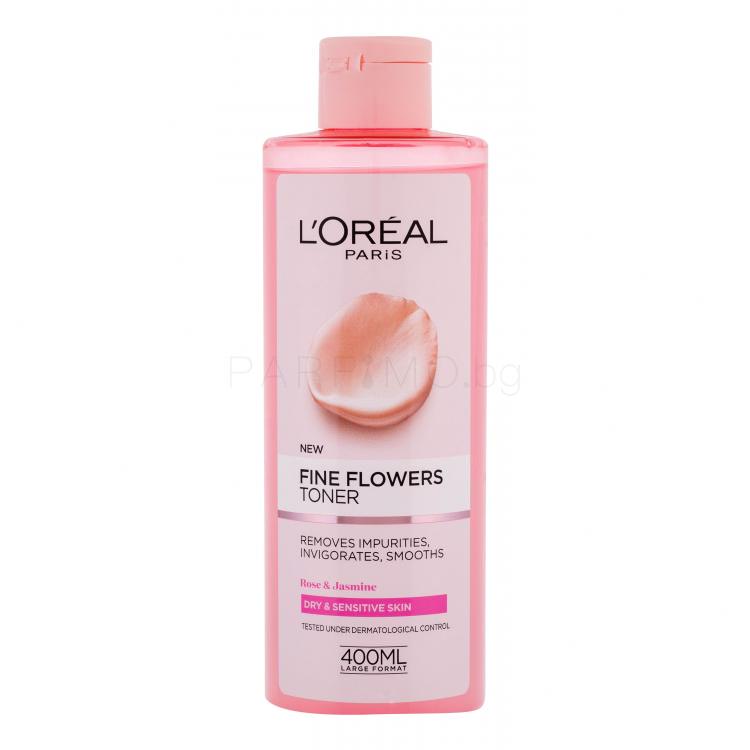 L&#039;Oréal Paris Fine Flowers Почистваща вода за жени 400 ml