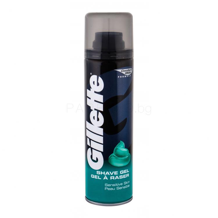 Gillette Shave Gel Sensitive Гел за бръснене за мъже 200 ml