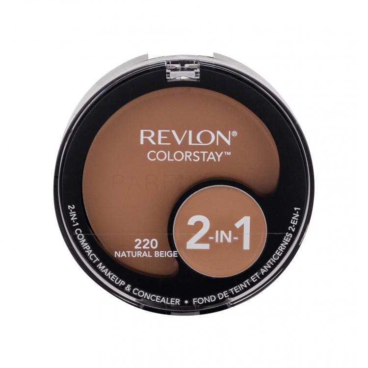 Revlon Colorstay 2-In-1 Фон дьо тен за жени 12,3 гр Нюанс 220 Natural Beige