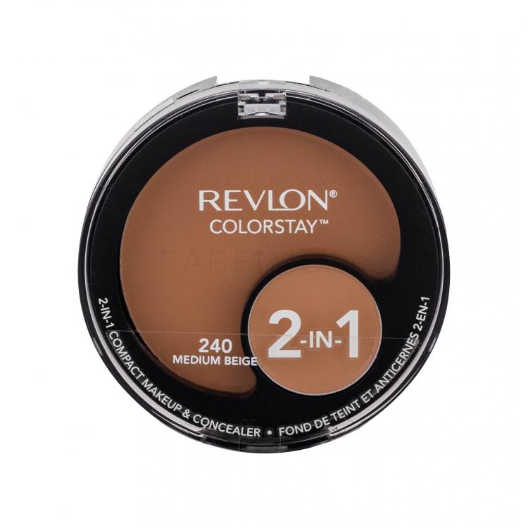 Revlon Colorstay 2-In-1 Фон дьо тен за жени 12,3 гр Нюанс 240 Medium Beige
