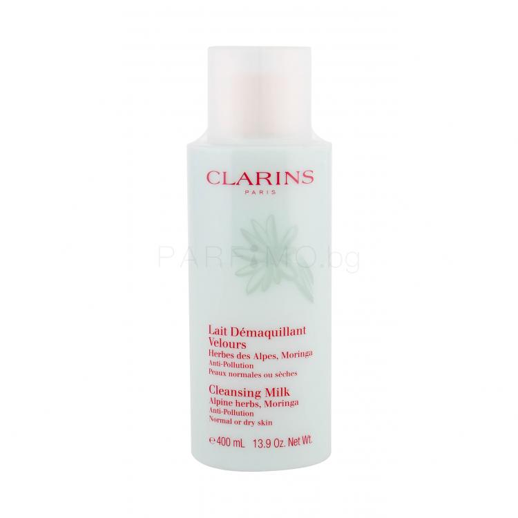 Clarins Cleansing Milk With Alpine Herbs Dry/Normal Тоалетно мляко за жени 400 ml