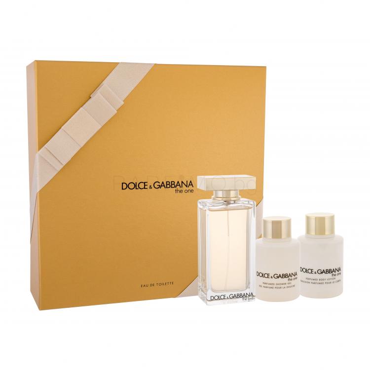 Dolce&amp;Gabbana The One Подаръчен комплект EDT 100 ml + лосион за тяло 100 ml + душ гел 100 ml
