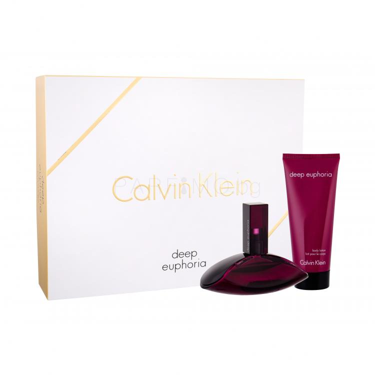 Calvin Klein Deep Euphoria Подаръчен комплект EDP 50 ml + лосион за тяло 100 ml