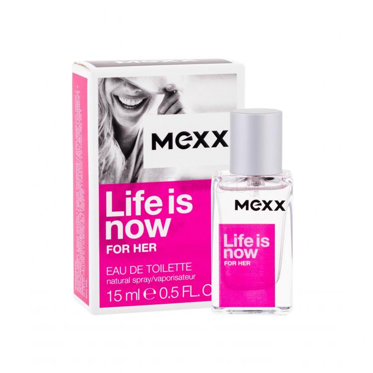 Mexx Life Is Now For Her Eau de Toilette за жени 15 ml