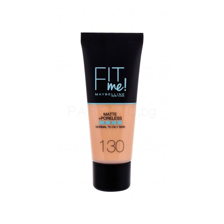 Maybelline Fit Me! Matte + Poreless Фон дьо тен за жени 30 ml Нюанс 130 Buff Beige