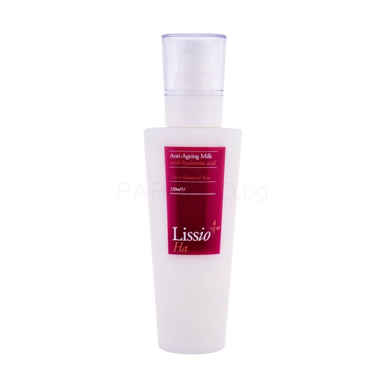 Lissio Ha Anti-Ageing 2 in 1 Cleanser &amp; Tonic Тоалетно мляко за жени 150 ml