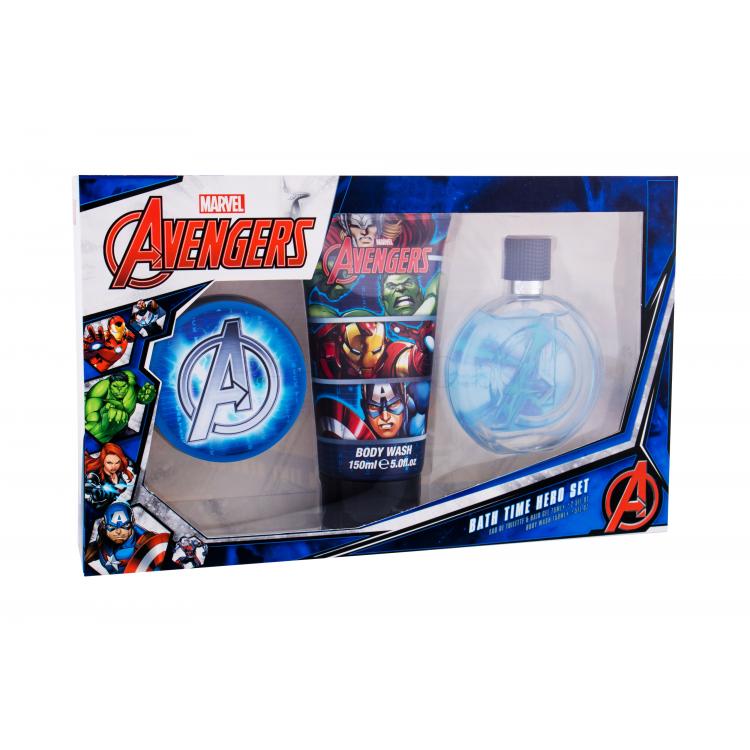 Marvel Avengers Подаръчен комплект EDT 100 ml + гел за коса 75 ml + душ гел 150 ml
