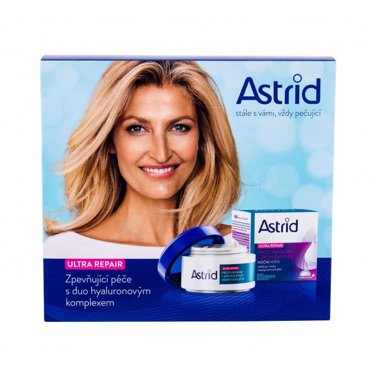Astrid Ultra Repair Подаръчен комплект дневна грижа за лице SPF10 50 ml + нощна грижа за лице 50 ml