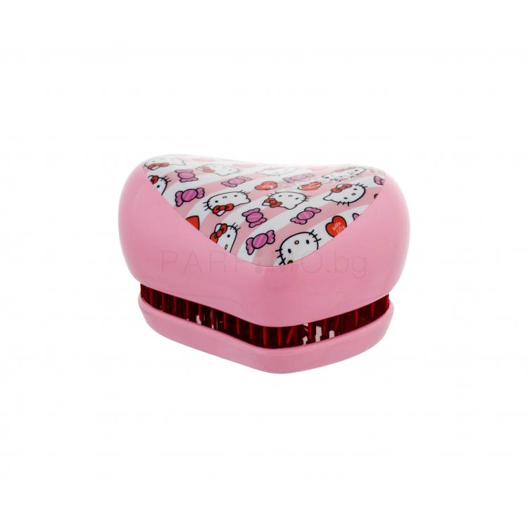 Tangle Teezer Compact Styler Четка за коса за деца 1 бр Нюанс Hello Kitty Candy Stripes