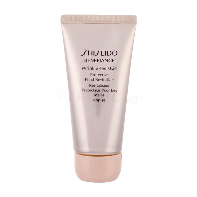 Shiseido Benefiance Wrinkle Resist 24 SPF15 Крем за ръце за жени 75 ml